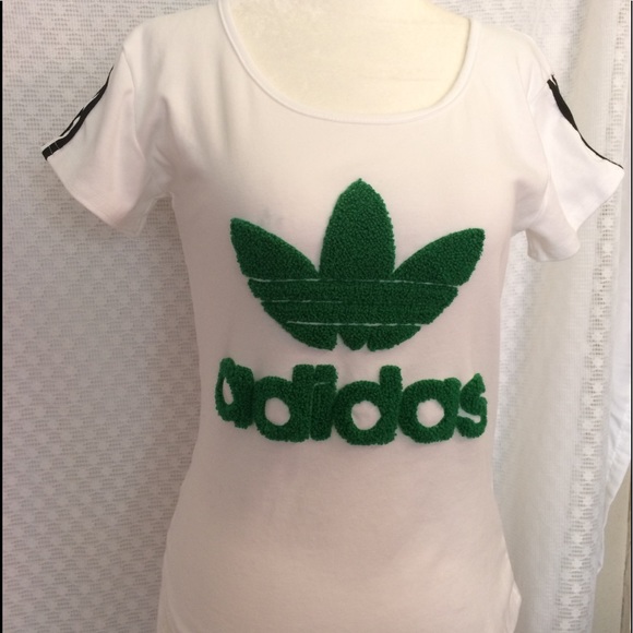 adidas Tops - Adidas Vintage Style Logo T Shirt Size Small